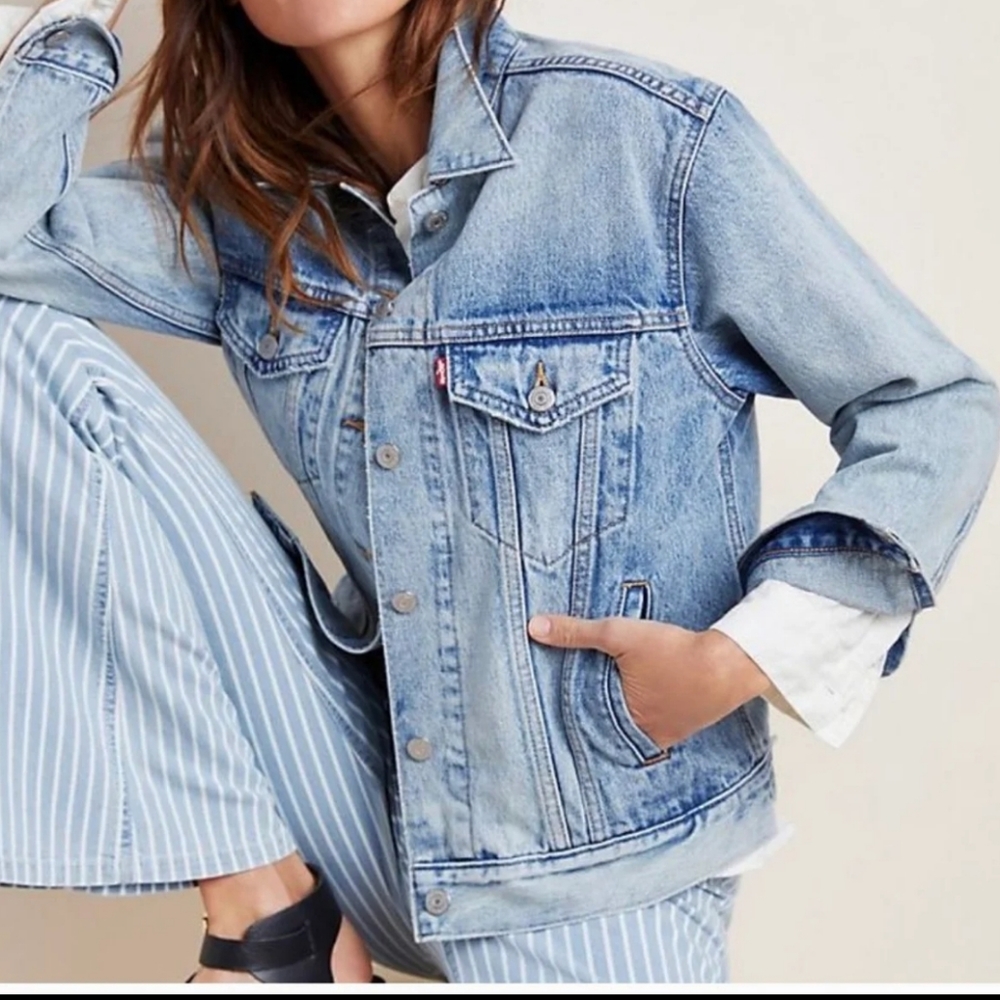 Levi's Ex-Boyfriend Denim Trucker Jacket